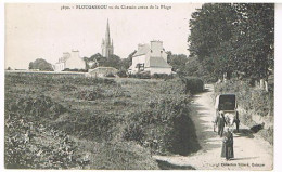 29    PLOUGASNOU VU DU CHEMIN CREUX DE LA PLAGE 1907 - Plougasnou