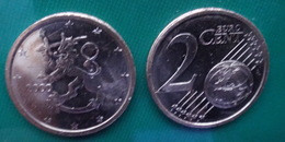 2000 FINLAND 2 Euro  CENT  EIRO  COIN  - UNC  FROM MINT ROLL - Finland