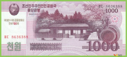 Voyo KOREA NORTH 1000 Won 2008(2014) PCS15(1) B354a ㅂㄷ UNC Commemorative - Corea Del Nord