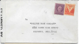 Cuba Letter CENSORED Habana 13.11.1942 To Columbus USA - Covers & Documents