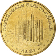 France, Jeton Touristique, Cathédrale D'Albi, 2009, MDP, Or Nordique, SPL - Other & Unclassified