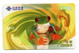 Grenouille Frog Carte Prépayée Chine Card  (K 204) - Cina