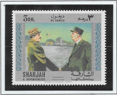 08	09 002		Émirats Arabes Unis - SHARJAH - De Gaulle (Général)