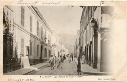 ALGERIE - BLIDA - 6 - La Mairie Et La Rue Tirman - I. Bensimon & C. édit. Blida - Phot. LEROUX ALGER - - Blida