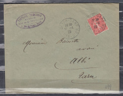 Brief Van Dijon-Gare Cote D'Or Naar Albi Tarn - Briefe U. Dokumente