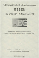 Messe Essen Sonderdruck 1976 Klein - Privé- & Lokale Post