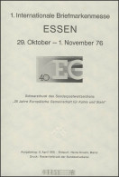 Messe Essen Sonderdruck 1976 Klein - Privatpost