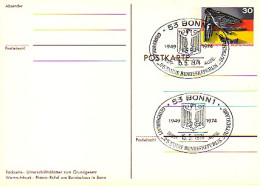 PSo 4 - 25 Jahre Bundesrepublik Deutschland, ESSt Bonn 15.5.74 - Postkarten - Ungebraucht