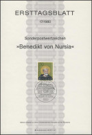 ETB 17/1980 Heiliger Benedikt Von Nursia - 1974-1980