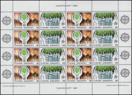 1630-1631 Europa / CEPT Natur- Und Umweltschutz 1986 - Zusammendruck-Bogen ** - Otros & Sin Clasificación