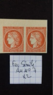 FRANCE   Bloc De 2  FAC-SIMILE Du N°7   LOT - Other & Unclassified