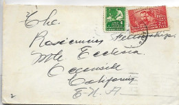 Cuba Letter Habana 28.12.1938 To USA (cancel On Backside Gloria De La Ciensa) With Better Marie Curie Stamp - Briefe U. Dokumente