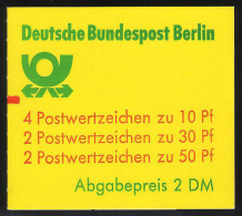 11f MH BuS 1980 - Mit Zählbalken ** - Booklets