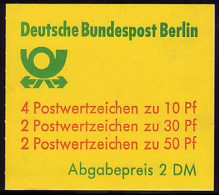 11i MH BuS 1980 - 1. DS Type I: Höhe Des Grün-Klischees 42,2 Statt 43 Mm, ** - Booklets