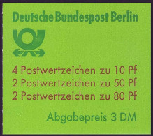 13a MH BuS 1982 [olive 80er], Mit VS-O Berlin 12 - Postzegelboekjes