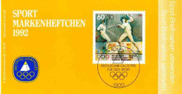 Sport 1992 Fechten - Damen-Florett 60 Pf, 6x1592,  ESSt Bonn - Scherma