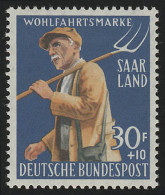 Saarland 444 Wohlfahrt Landwirtschaft 30 Fr, ** - Neufs