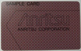 EGYPT - Anritsu Test - Sample Card - Anritsu Corporation - Egypt