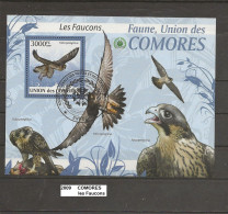 Bloc Comores De 2009 Oblitéré Faucons 3000 FC - Comores (1975-...)