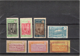 CAMEROUN   1925 - 27  Y. T. N° 106 à 132  Incomplet  NEUF* - Camerún (1960-...)