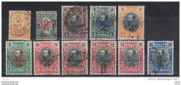 BULGARIA:  1889/901  SOGGETTI  VARI  -  INSIEME  11  VAL. US. -  YV/TELL. 33/56 - Used Stamps