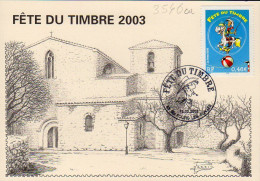 France 3546 Fdc Fête Du Timbre, Lucky Luke, Cheval, Cirque, Mas De Provence - Comics