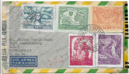 Brazil R-letter With Good Stamps CENSORED 8 May 1945 To USA Circulated FDC - Storia Postale