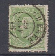 BELGIË - OBP - 1869/83 - Nr 30 - DCa (CHENEE) - Coba + 2.00 € - 1869-1883 Leopold II.