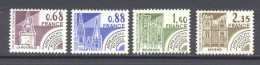 France  Preo   162/165  * *  TB   Chateaux Et Monuments  - 1964-1988