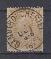 BELGIË - OBP - 1884/91 - Nr 50 T0 (GAND(BOUCHERIE)) - Coba + 1.00 € - 1884-1891 Leopold II.