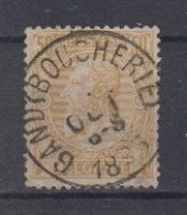 BELGIË - OBP - 1884/91 - Nr 50 T0 (GAND(BOUCHERIE)) - Coba + 1.00 € - 1884-1891 Leopold II