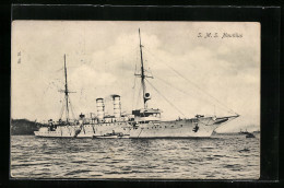 AK Kriegsschiff SMS Nautilus Liegt Vor Anker  - Guerra