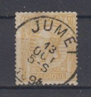 BELGIË - OBP - 1884/91 - Nr 50 T0 (JUMET) - Coba + 2.00 € - 1884-1891 Leopold II