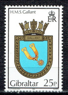 Armoiries De Bâtiments De La Royal Navy : H. M. S. "Gallant" - Gibilterra