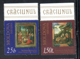 MOLDAVIA MOLDOVA 2000 CHRISTMAS NATALE NOEL WEIHNACHTEN NAVIDAD COMPLETE SET SERIE COMPLETA MNH - Moldova