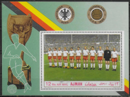 AJMAN   BF   * *  JO 1972   Football  Soccer  Fussball Coupe - Ungebraucht