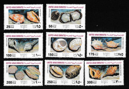 UNITED  ARAB  EMIRATES  1993  **  MNH  YVERT  394\401  CARACOLAS   BUENOS - Muscheln