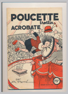 POUCETTE Trottin Acrobate Par A. Perré éditions Rouff 3ème Tirage 2ème Trimestre 1952 N° 425 Bande Dessinée - Otros & Sin Clasificación