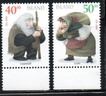 ISLANDA ICELAND ISLANDE 2000 CHRISTMAS NATALE NOEL WEIHNACHTEN NAVIDAD JOL COMPLETE SET SERIE COMPLETA MNH - Neufs