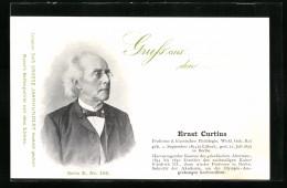 AK Portrait Des Gelehrten Ernst Curtius  - Historical Famous People