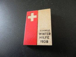 Old Badge Schweiz Suisse Svizzera Switzerland - Winterhilfe 1938 - Ohne Zuordnung