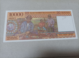 Billete Madagascar, 10000 Ariary, Serie A, Año1995, UNC - Madagascar