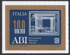 Centenary Of The Italian Bankers Association - 2019 - 2011-20: Nieuw/plakker