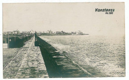 RO 61 - 4216 CONSTANTA, Pier, Sailors, Casino, Romania - Old Postcard, Real PHOTO - Unused - Rumänien