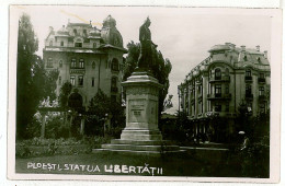 RO 61 - 4567 PLOIESTI, Liberty Statue, Romania - Old Postcard, Real FOTO - Unused - Rumänien