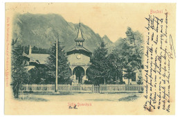 RO 61 - 24087 BUSTENI, Prahova, School, Watch, Litho, Romania - Old Postcard - Used - 1902 - Rumänien