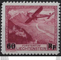 1935 Liechtenstein Aereo 1v. MNH Unif. A N. 14 - Altri & Non Classificati