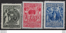 1932 Liechtenstein 3v. MNH Unificato N. 108/10 - Other & Unclassified