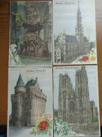 Bruxelles: 4 Cartes -> Onbeschreven - Monumenti, Edifici