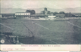 T348 Cartolina Reggio Calabria Citta' Il Ferry Boat In Partenza - Reggio Calabria